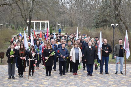 В Каменке отметили 79-ю годовщину освобождения района от немецко-румынских захватчиков