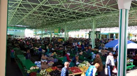 Цены на продукты питания на Зелёном рынке Тирасполя